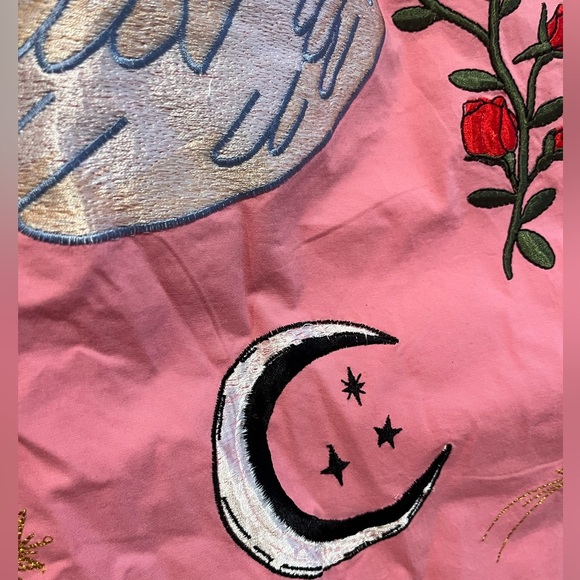 Maeve Embroidered Mini Shift Dress - Picture 9 of 13